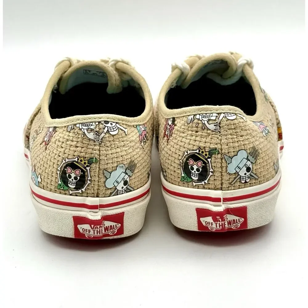 VANS One Piece Straw Hat Crew Authentic Skate Shoes M 5.5 / W 7 Pre Owned